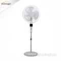 Round base oscillating pedestal electric fan